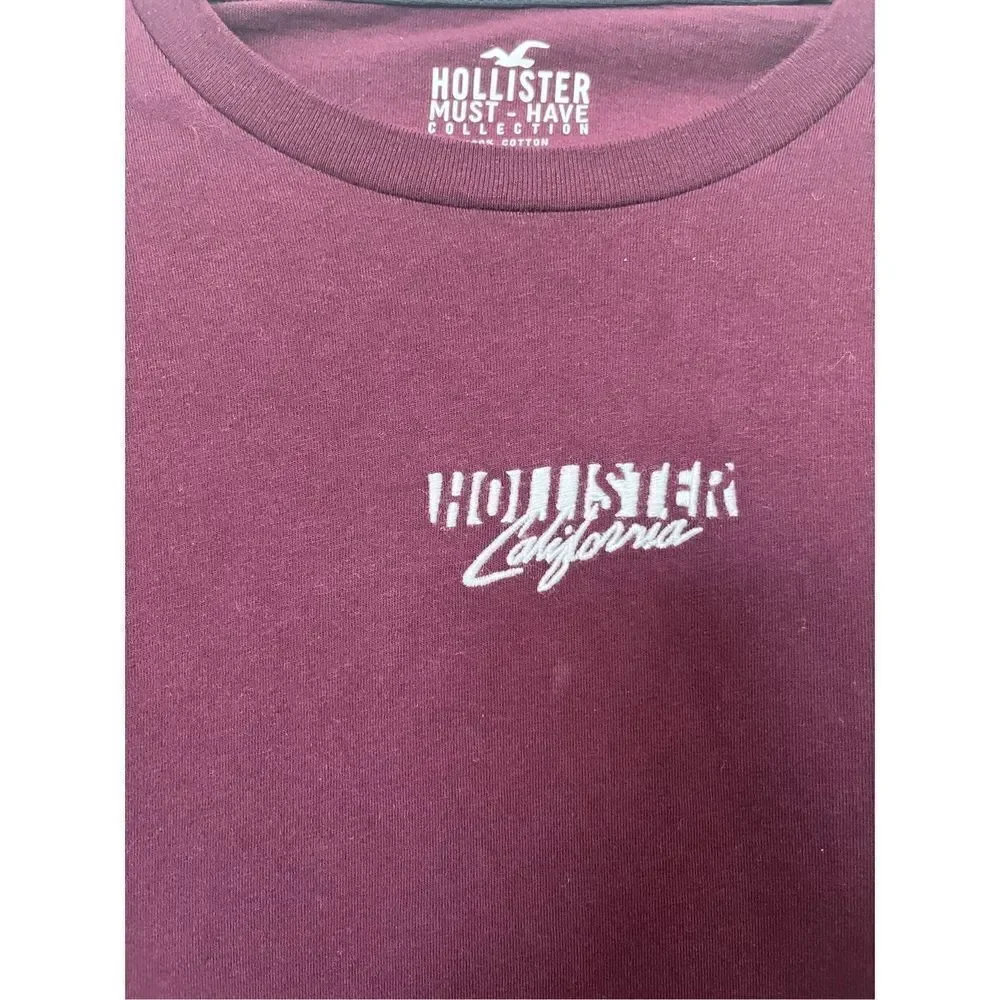 Hollister California Embroidered T-Shirt Men's Small - New